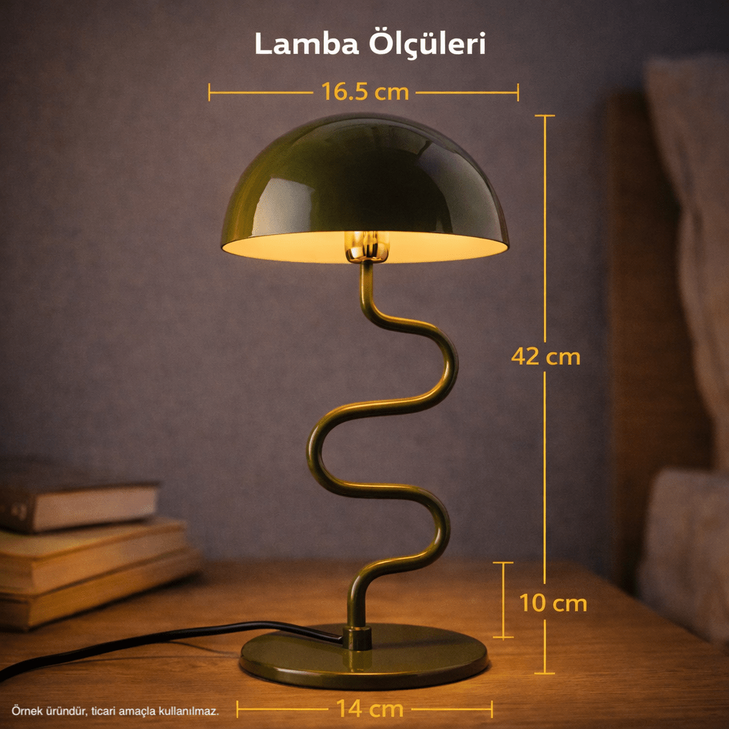 Modern Dal Form Masa Lambası
